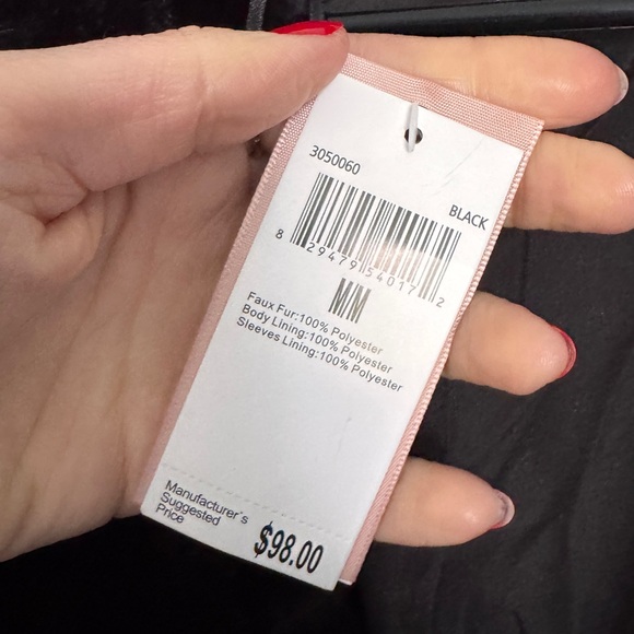 NWT Philosophy Republic Clothing Faux Fur Coat - Picture 3 of 3